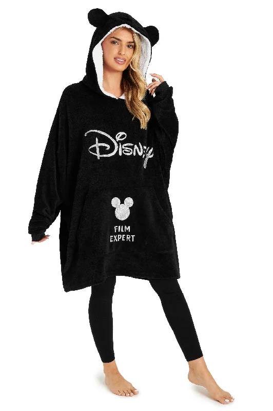 Disney Women's Hoodies, Mickey Mouse Blanket Hoodie, Minnie and Mickey Gifts